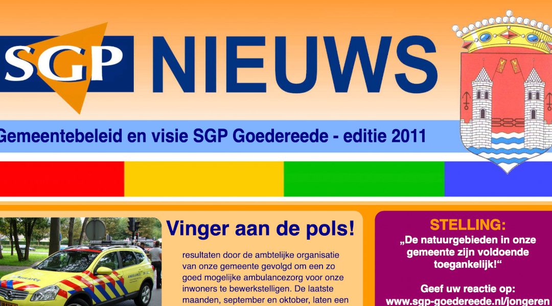 SGP NIEUWS editie 2011