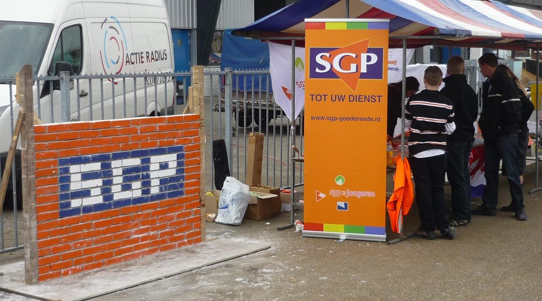 SGP op Buutenhavenmarkt in Stellendam