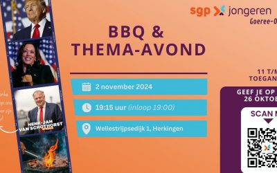 SGP-Jongeren BBQ en THEMA-AVOND over de Amerikaanse verkiezingen