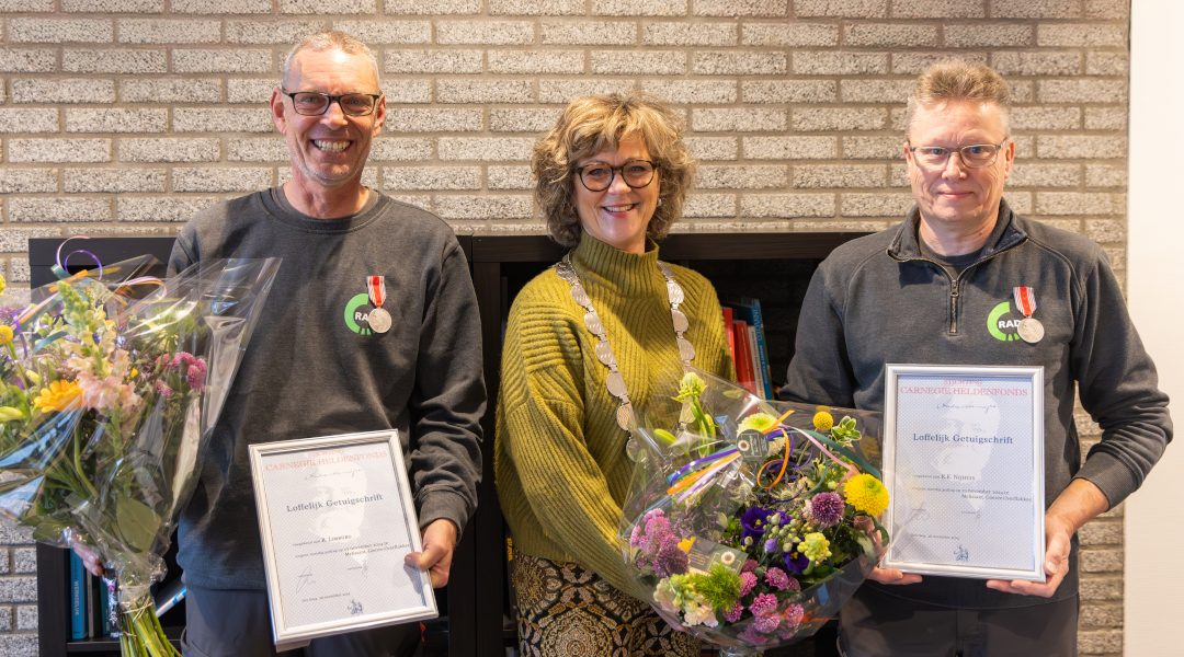 René Nijhuis en René Limburg ontvangen Carnegie onderscheiding