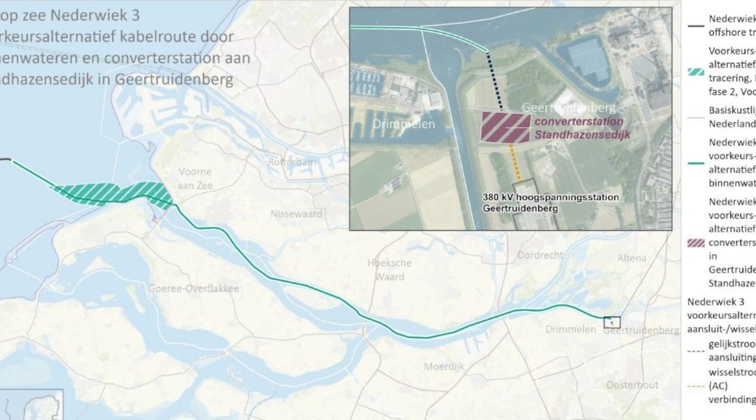 Minister kiest voor route binnenwater Nederwiek 3